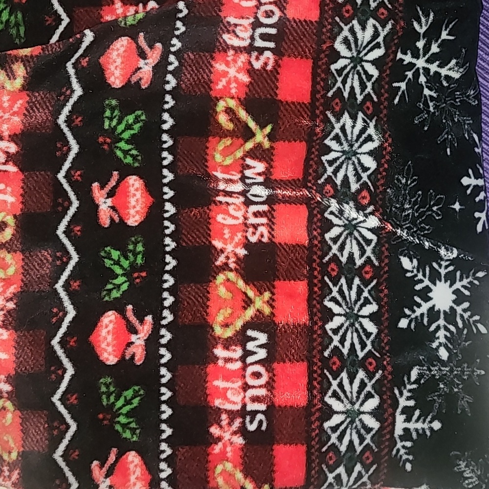 Holiday Editions Gray Leggings Or Pjs